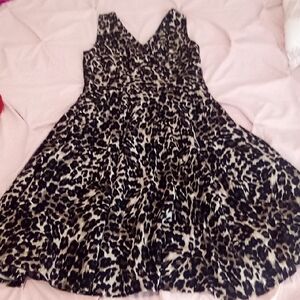 Stylish Leopard Print Kids Dress